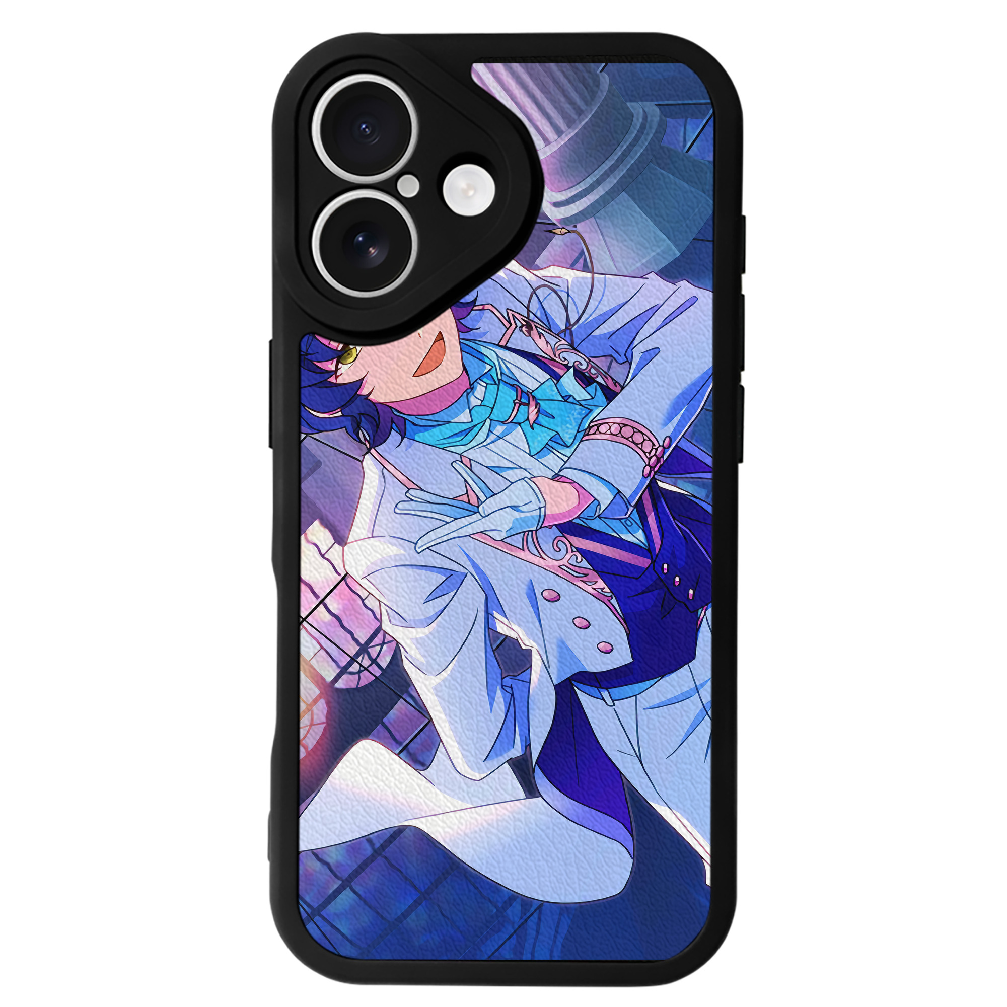 （画像用） あんさんぶるスターズ! Ensemble Stars 【iPhone 16シリーズ対応】シリコンスマホケース（レザー調） 材質：シリコン